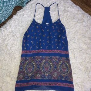 Francesca’s Preppy Racerback Tank Top